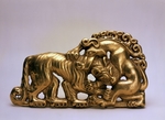 Scythian Art, Collection of Peter the Great - Animals fighting (Belt buckle)