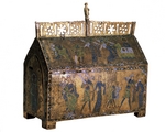 West European Applied Art - Reliquary with scenes from the Life of Saint Valeria
