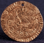Numismatic, Russian coins - Coin (Korabelnik) of Tsar Ivan III (Reverse: Ruler on his ship)