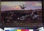 Vasnetsov, Viktor Mikhaylovich - The field of Prince Igor battle with the Kipchaks