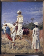 Vereshchagin, Vasili Vasilyevich - A horseman in Jaipur