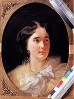 Makarov, Ivan Kosmich - Portrait of Countess Darya Olsufyeva (1836-?)