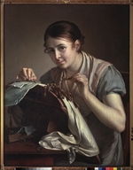 Tropinin, Vasili Andreyevich - The Lacemaker