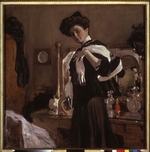 Serov, Valentin Alexandrovich - Portrait of Henrietta Hirshmann