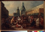 Astrakhov, Vasili Yegorovich - Refreshment Stall near the Chinese Wall in Moscow
