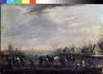 Bout, Peeter - Winter landscape with skaters