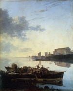 Pynacker, Adam - Boat at sunset