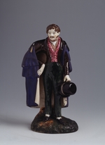 Master of the A. Safronov Factory - Dandy dressed in cloak and top-hat