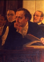 Repin, Ilya Yefimovich - The composers Mikhail Oginski, Fryderyk Chopin and Stanislav Moniuszko (Detail of the painting Slavonic composers)