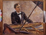 Konchalovsky, Pyotr Petrovich - Portrait of the pianist and composer Vladimir Sofronitsky (1901-1961)