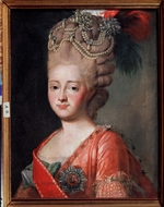 Roslin, Alexander - Portrait of Empress Maria Feodorovna (Sophie Dorothea of Württemberg) (1759-1828)