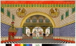 Bilibin, Ivan Yakovlevich - Stage design for the opera The Golden Cockerel by N. Rimsky-Korsakov