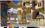 Bilibin, Ivan Yakovlevich - Stage design for the opera Ruslan and Lyudmila by M. Glinka