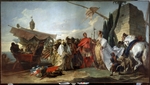 Tiepolo, Giandomenico - Caesar meeting Cleopatra