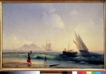 Aivazovsky, Ivan Konstantinovich - Fishermen welcome on the shore of the Bay of Naples