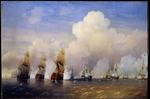 Bogolyubov, Alexei Petrovich - The Russo-Swedish naval Battle of Krasnaya Gorka, near Kronstadt on 1790