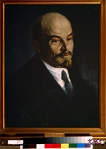 Kelin, Pyotr Ivanovich - Portrait of Vladimir Lenin (1870-1924)