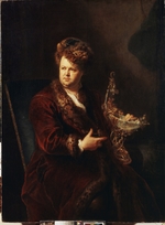 Pesne, Antoine - Portrait of the Jeweller Johann Melchior Dinglinger (1664-1731)