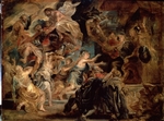 Rubens, Pieter Paul - The Death of Henry IV and the Proclamation of the Regency