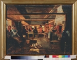 Russian master - Scene in a country house