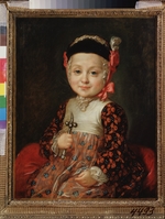 Rokotov, Fyodor Stepanovich - Portrait of Alexei Bobrinsky as child (The illegitimate son of Empress Catherine II)