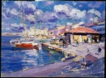 Korovin, Konstantin Alexeyevich - Fishing bay. Sevastopol