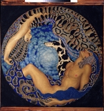 Kalmakov (Kalmakoff), Nikolai Konstantinovich - Artemis and sleeping Endymion