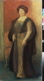 Pasternak, Leonid Osipovich - Portrait of Anna Vysotskaya