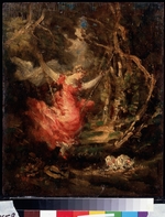 Monticelli, Adolphe-Thomas-Joseph - On the Swing