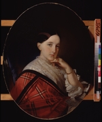 Makarov, Ivan Kosmich - Portrait of Grand Duchess Maria Alexandrovna (1824-1880), future Empress of Russia