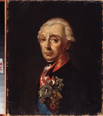 Russian master - Portrait of Field Marshal Generalissimo Prince Alexander Suvorov (1729-1800)