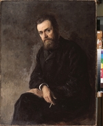 Yaroshenko, Nikolai Alexandrovich - Portrait of the author Gleb Uspensky (1843-1902)