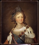 Borovikovsky, Vladimir Lukich - Portrait of Empress Maria Feodorovna (Sophie Dorothea of Württemberg) (1759-1828)