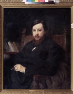 Makovsky, Konstantin Yegorovich - Portrait of the composer Mikhail P. Azanchevsky (1839-1881)