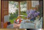 Goryshkin-Sorokopudov, Ivan Silych - In a country estate