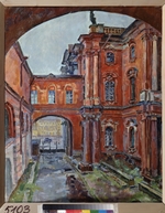 Osmiorkin, Alexander Alexandrovich - The Inside courtyard of the Hermitage