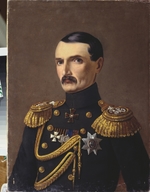 Pershakov, Alexander Fyodorovich - Portrait of the Vice Admiral Vladimir A. Kornilov (1806-1854)