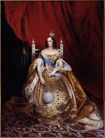 Neff, Timofei Andreyevich - Portrait of Empress Alexandra Fyodorovna (Charlotte of Prussia), Emperor's Nicholas I. wife (1798-1860)