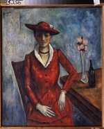 Sinezubov, Nikolai Vladimirovich - A woman in Red