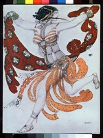 Bakst, Léon - Costume design for the ballet Cleopatra by A. Arensky