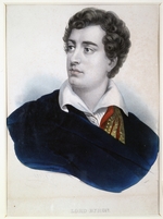 Anonymous - Portrait of the poet Lord George Noel Byron (1788-1824)