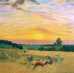 Kustodiev, Boris Michaylovich - The Harvest