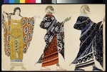 Bakst, Léon - Costume design for drama Oedipus at Colonus by Sophocles
