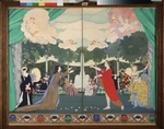 Somov, Konstantin Andreyevich - Curtain design for the Free Theatre in Moscow