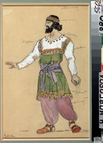 Korovin, Konstantin Alexeyevich - Costume design for the opera The Snowstorm by G. Sviridov