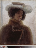 Serov, Valentin Alexandrovich - Portrait of Countess Volkonskaya