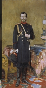 Repin, Ilya Yefimovich - Portrait of Emperor Nicholas II (1868-1918)