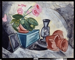 Rozanova, Olga Vladimirovna - Still life with pink flowers