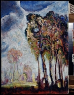 Denisov, Vasily Ivanovich - Landscape with trees