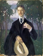 Della-Vos-Kardovskaya, Olga Ludvigovna - Portrait of the Poet Nikolay Gumilyov (1886-1921)